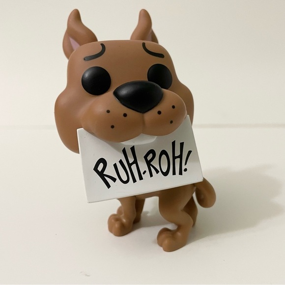 Funko POP Scooby Doo with Ruh-Roh Sign Figure Toy - Picture 1 of 13